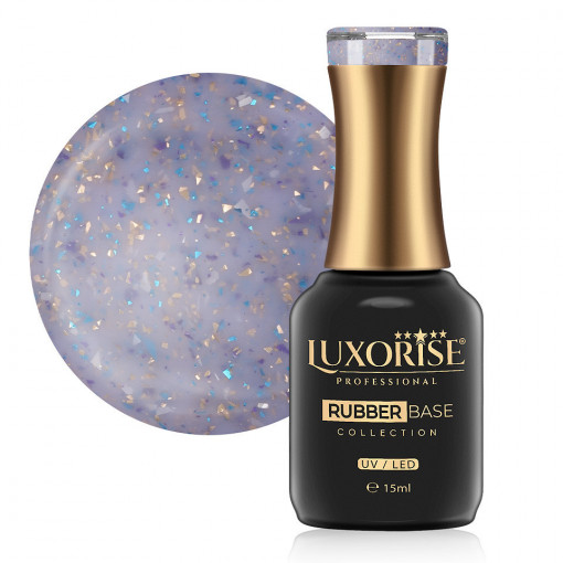 Rubber Base LUXORISE Sparkling Collection, Unicorn Tears 15ml