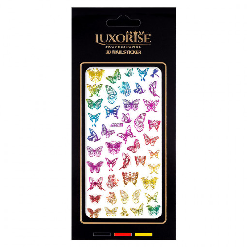 Sticker Unghii Butterfly DP2018, LUXORISE