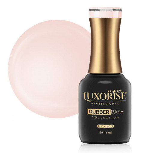 Rubber Base LUXORISE Crystal Collection, Sandstone Blush 15ml