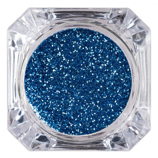 Sclipici Glitter Unghii Pulbere Blue Day #42, LUXORISE
