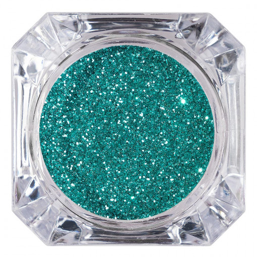 Sclipici Glitter Unghii Pulbere Turquoise Green #11, LUXORISE