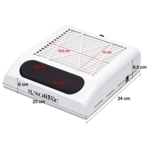 Aspirator Praf Unghii 80W SmartPRO Ultra LUXORISE, White - Img 6