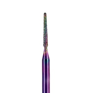 Capat Freza Unghii Diamant Cuticule LUXORISE Rainbow Cone, fina #251