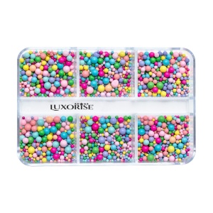 Decoratiune Nail Art LUXORISE, Rainbow Bubbles - Img 1