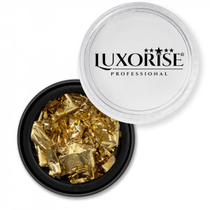 Foita Unghii Unique Gold #21, LUXORISE - Img 2