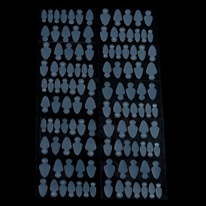 French Silicone Pads Reutilizabile LUXORISE pentru Tipsuri Smart Forms, 120 buc LX03 - Img 3