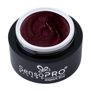 Gel Colorat UV SensoPRO Milano Expert Line - Bordeaux Splash 5ml - Img 2