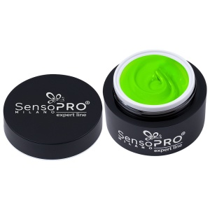 Gel Colorat UV SensoPRO Milano Expert Line - Glowing Green 5ml - Img 3