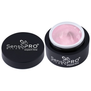 Gel Constructie Unghii Expert Line SensoPRO Milano - Ballerina Blush 15ml - Img 2