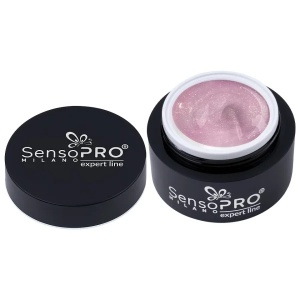 Gel Constructie Unghii Expert Line SensoPRO Milano - Pink Glow 30ml - Img 2