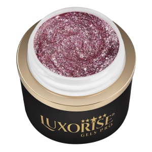 Gel Design 3D LUXORISE - Royal Glitz, Pink Steel 5ml