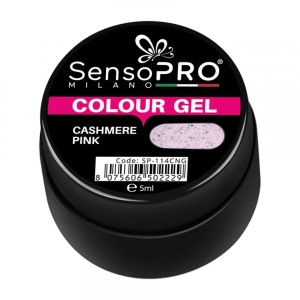 Gel UV Colorat Cashmere Pink 5ml, SensoPRO Milano - Img 2