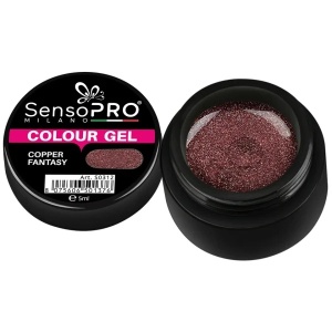 Gel UV Colorat Copper Fantasy 5ml, SensoPRO Milano - Img 1