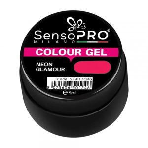 Gel UV Colorat Neon Glamour 5ml, SensoPRO Milano - Img 2