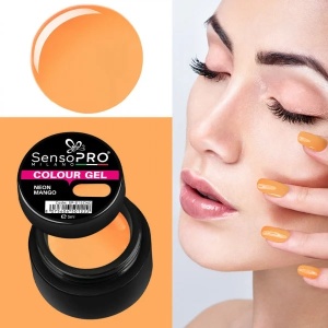 Gel UV Colorat Neon Mango 5ml, SensoPRO Milano - Img 4