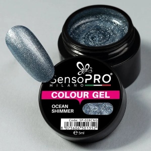 Gel UV Colorat Ocean Shimmer 5ml, SensoPRO Milano - Img 2