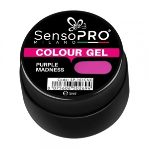 Gel UV Colorat Purple Madness 5ml, SensoPRO Milano - Img 3