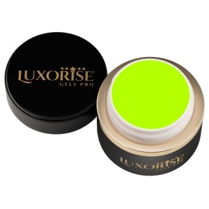 Gel UV Constructie Unghii RevoFlex Neon LUXORISE 15ml, Yellow - Img 4