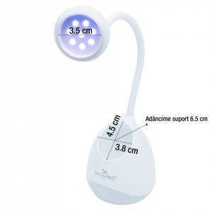 Lampa Unghii UV LED Flexibila BloomBliss PRO SensoPRO Milano, White - Img 5