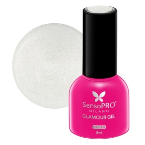Oja Semipermanenta Glamour Gel SensoPRO Milano - #109 Let's Glow, 8ml