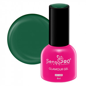 Oja Semipermanenta Glamour Gel SensoPRO Milano - #41 Iced Matcha, 8ml