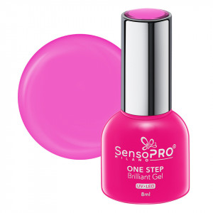 Oja Semipermanenta One Step Brilliant Gel SensoPRO Milano - #11 Bonbon Fairy, 8ml