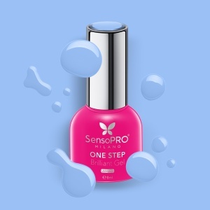 Oja Semipermanenta One Step Brilliant Gel SensoPRO Milano - #57 Always Confident, 8ml - Img 2