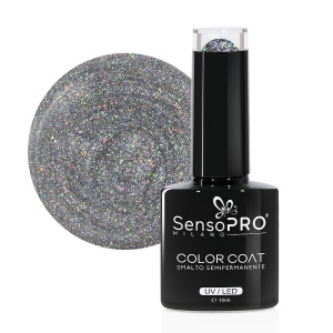 Oja Semipermanenta SensoPRO Milano 029 Silver Shine, 10ml