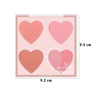 Paleta Multifunctionala Blush in Love SensoPRO Milano, Peachy Promise - Img 5