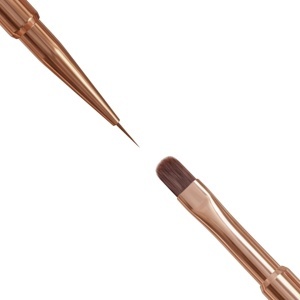 Pensula Unghii Dubla LUXORISE, Oval & Liner - Img 2