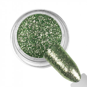 Pigment Unghii LUXORISE Platinum, Smarald Green - Img 2