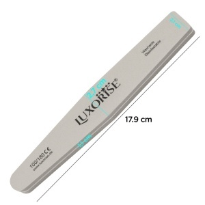 Pila Unghii Lavabila Picatura 100/180 LUXORISE, Gri - Img 2