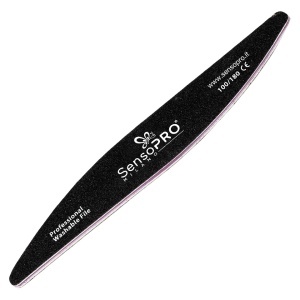 Pila Unghii SensoPRO Milano, Wave granulatia 100/180, negru