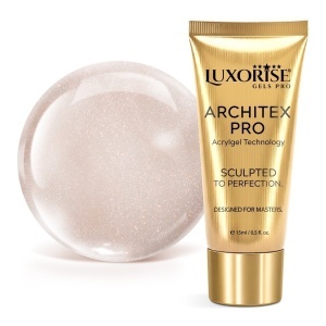 Polygel LUXORISE ARCHITEX PRO - Divine Sheen Collection, Moonlight Glow, 15ml