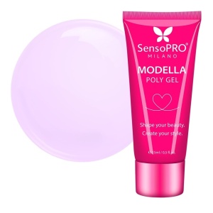 Polygel MODELLA SensoPRO Milano - Lilac Silk, 15ml