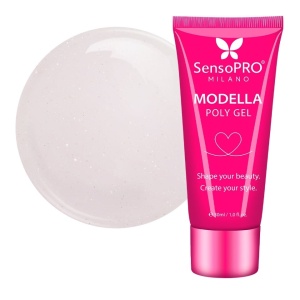 Polygel MODELLA SensoPRO Milano - Satin Rose, 30ml