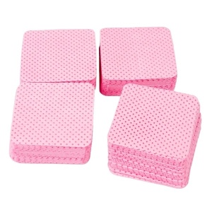 Servetele Unghii Lint Free SensoPRO Milano, 200 buc, Pink - Img 2
