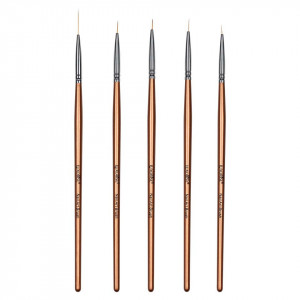 Set 5 Pensule Pictura Unghii pentru linii fine LUXORISE