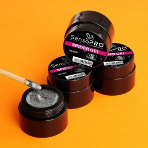Spider Gel SensoPRO Milano Silver, 5 ml - Img 5