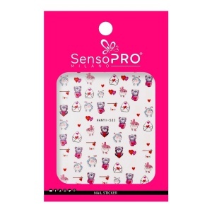 Abtibild Unghii SensoPRO Milano - Teddy Romance