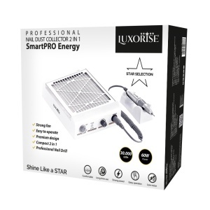Aspirator praf unghii cu Freza 2 in 1 SmartPRO Energy 60W - LUXORISE - Img 9