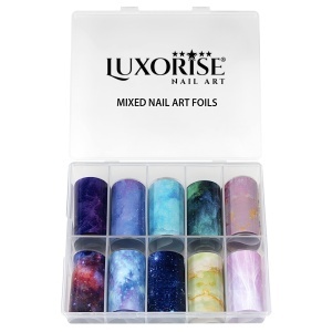 Folie Transfer LUXORISE #12 Cosmos, Set 10 buc - Img 3