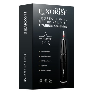 Freza Unghii Portabila Titanium StarShine - LUXORISE, Black - Img 2