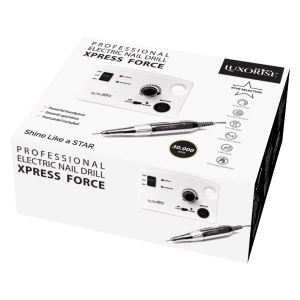 Freza unghii profesionala XPRESS FORCE - LUXORISE, 30000 RPM, Alb - Img 4