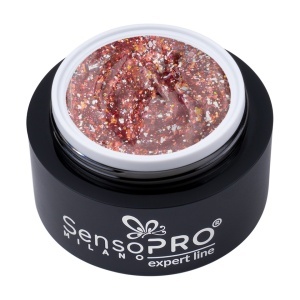 Gel Colorat SensoPRO Milano Expert Line - Berry Glitz 5ml - Img 2