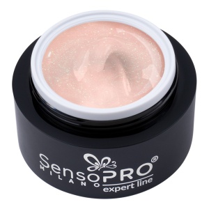 Gel Constructie Unghii Expert Line SensoPRO Milano - Champagne Latte 15ml - Img 1