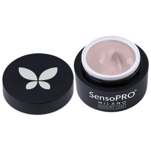 Gel Constructie Unghii Expert Line SensoPRO Milano - Nude Rose 15ml - Img 2