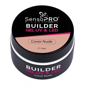 Gel Constructie Unghii SensoPRO Milano - Cover Nude 15ml - Img 2