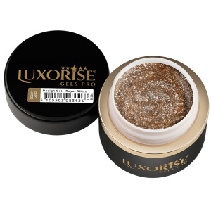 Gel Design 3D LUXORISE - Royal Glitz, Desert Gold 5ml - Img 2