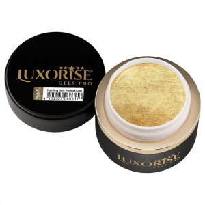 Gel Pictura Unghii LUXORISE Perfect Line - Metallic Gold, 5ml - Img 3